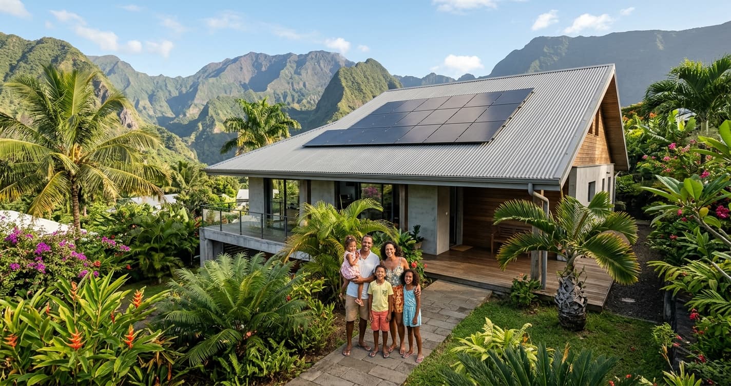 Panneau solaire Réunion : prix réels et aides 2026