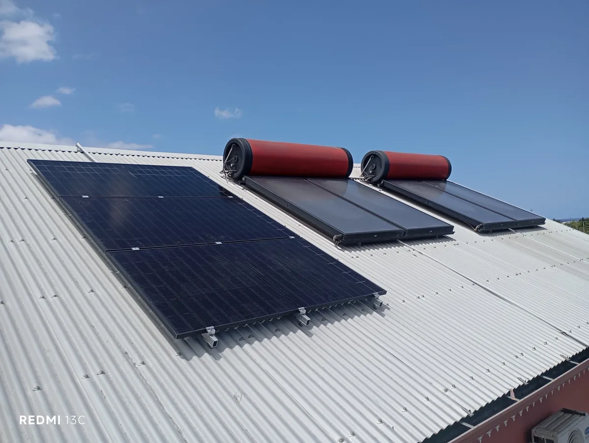 Installation 7.2 kWc à Bras-Panon — 7.2 kWc